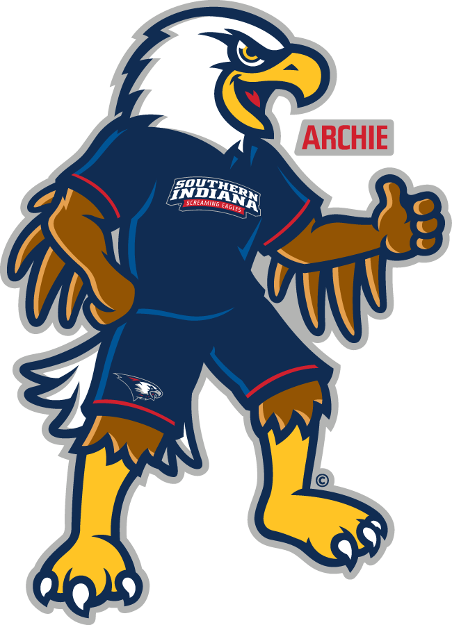 Southern Indiana Screaming Eagles 2014-Pres Mascot Logo v2 diy iron on heat transfer